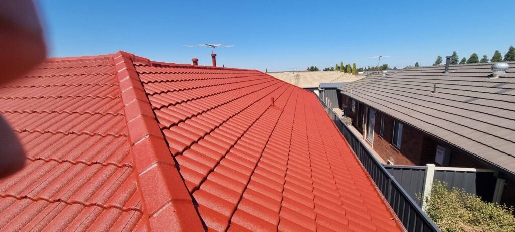 Roof restoration project photo 4 of 9 in Delahey